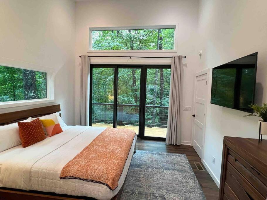 Villa Modern Mountain Getaway With Hot Tub, Fire Pit Sautee Nacoochee Exterior foto