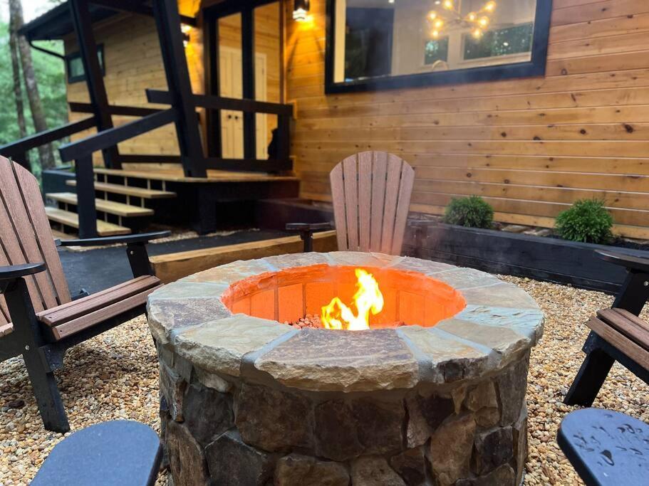 Villa Modern Mountain Getaway With Hot Tub, Fire Pit Sautee Nacoochee Exterior foto