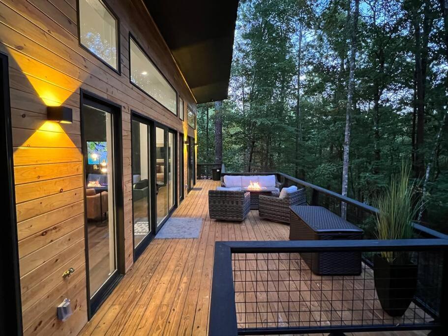 Villa Modern Mountain Getaway With Hot Tub, Fire Pit Sautee Nacoochee Exterior foto